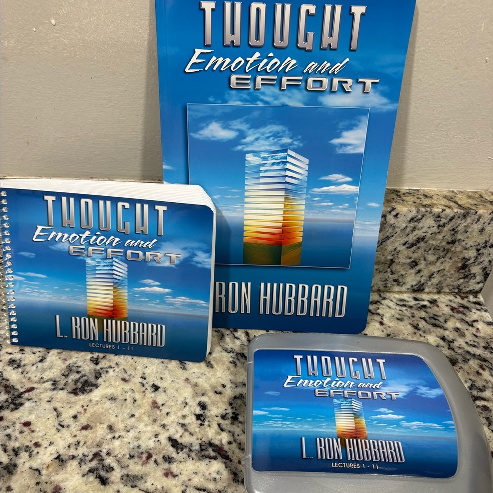 L Ron Hubbard Thought Emotion And Effort Lectures 1-11 - Opened But Unused